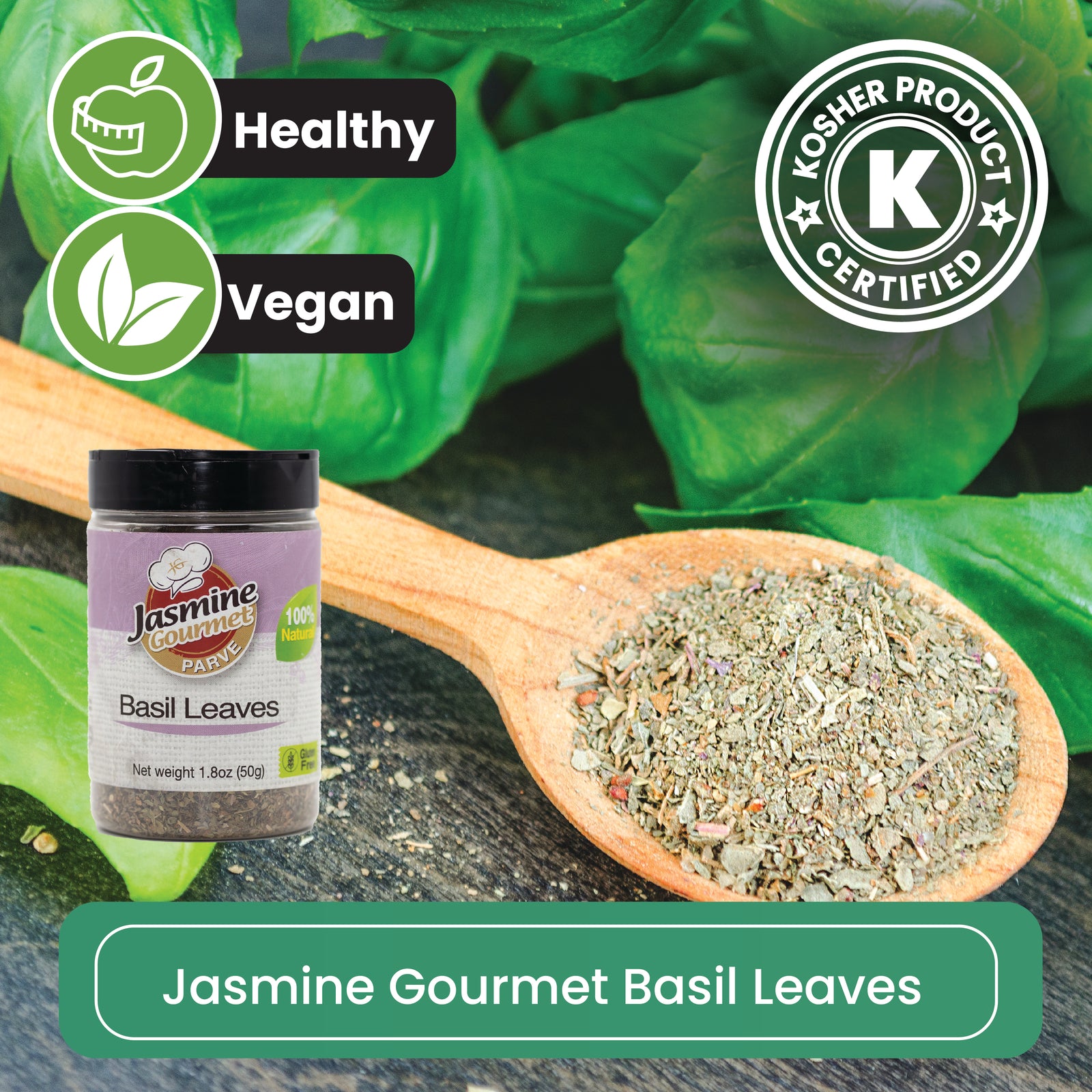 Jasmine Gourmet Basil Leaves