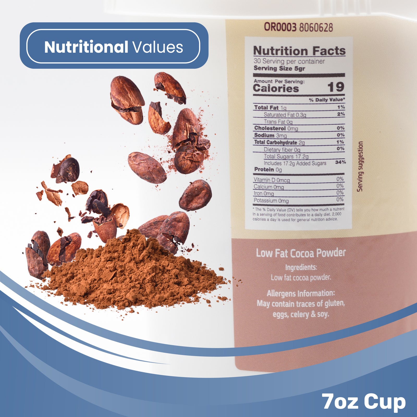 Oriel 100% Cocoa Low Fat 10-12%