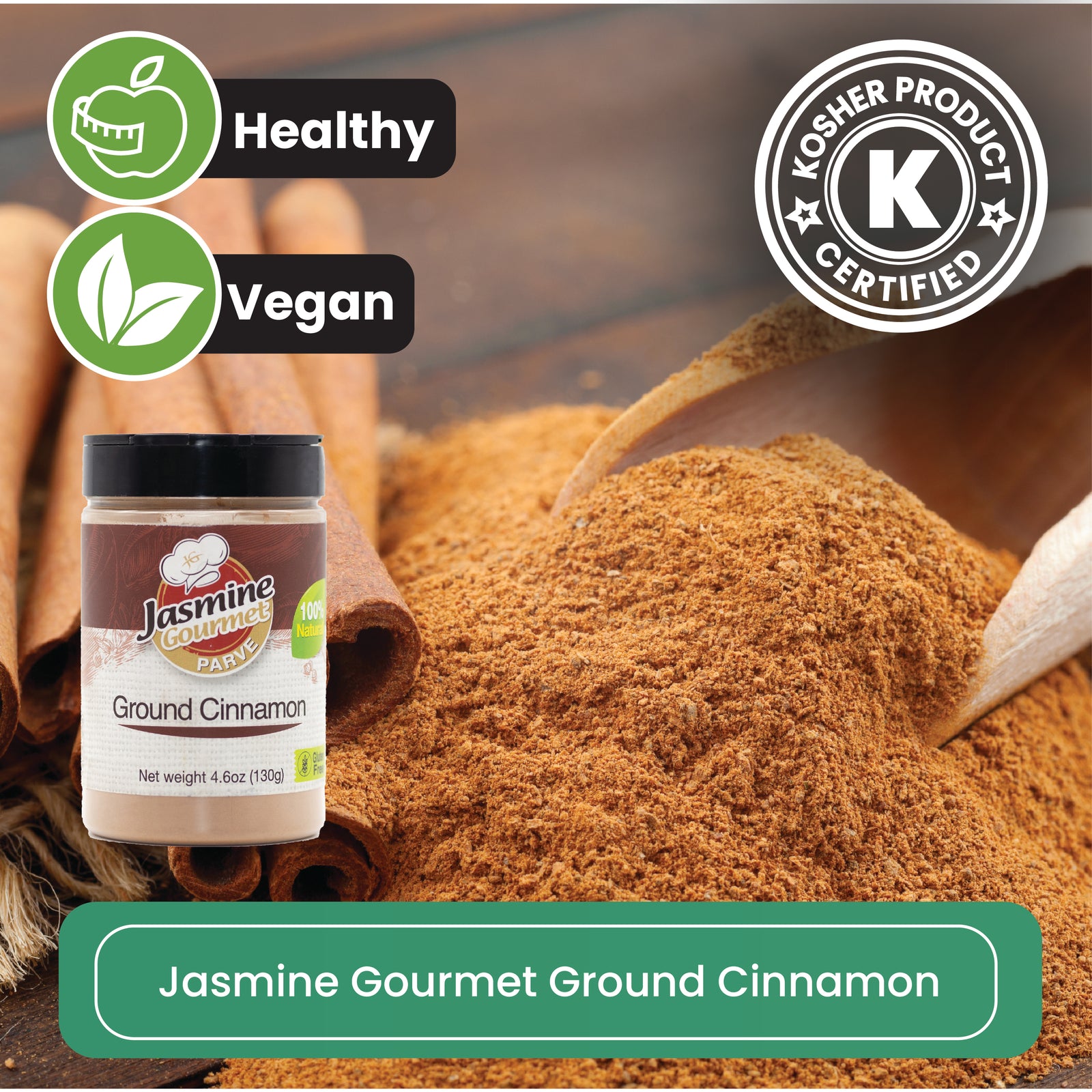Jasmine Gourmet Ground Cinnamon