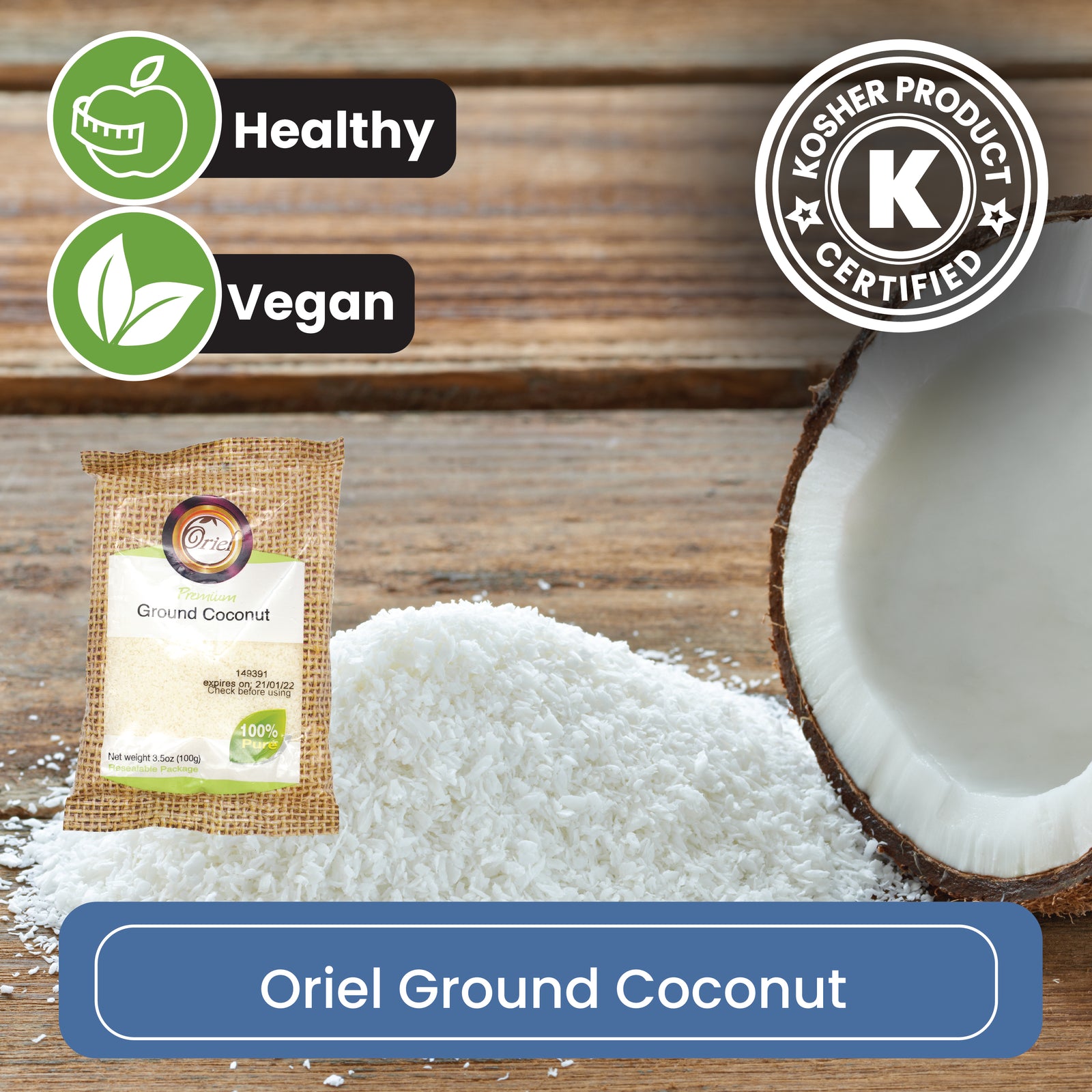 Oriel Premium Ground Coconut 100% Pure
