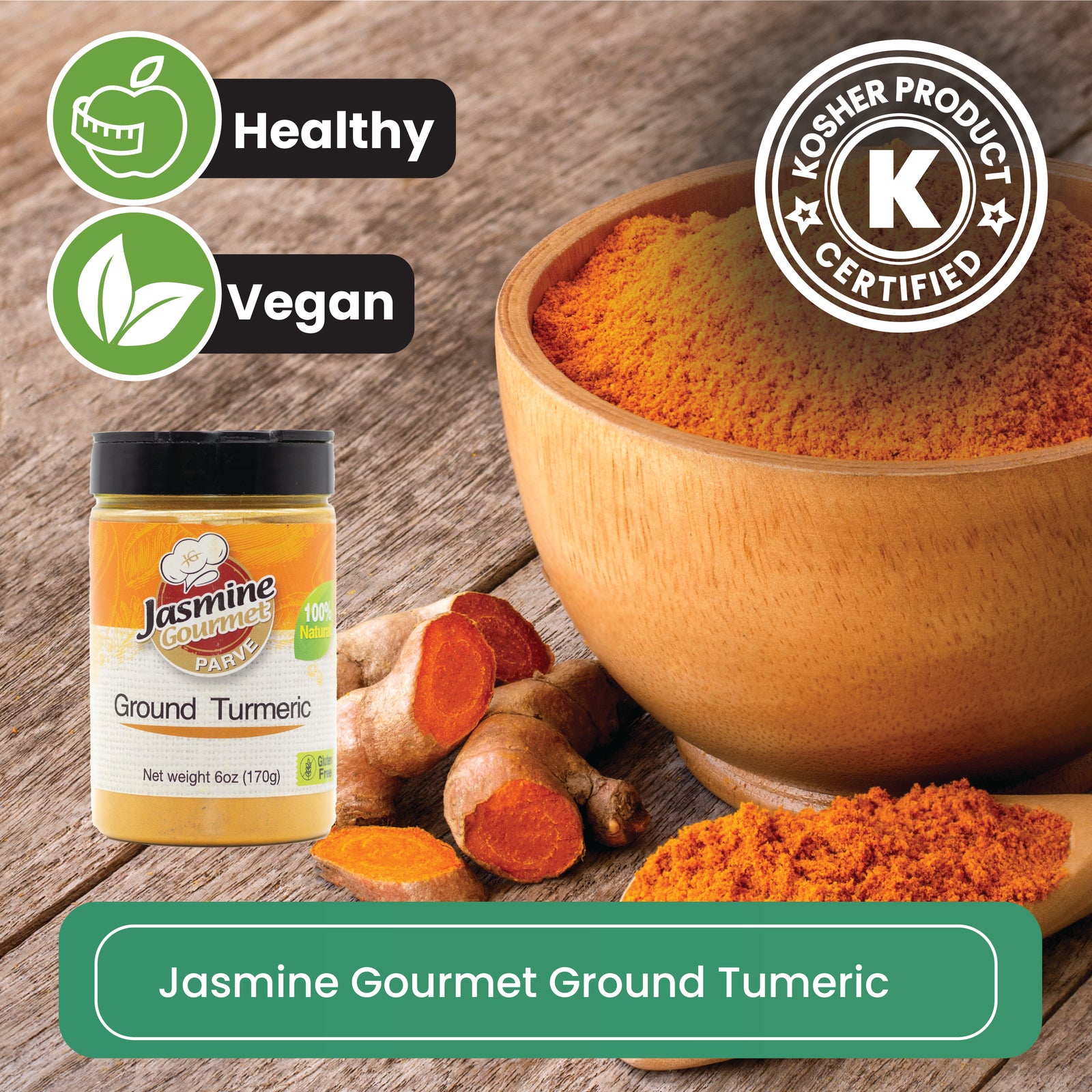 Jasmine Gourmet Ground Tumeric