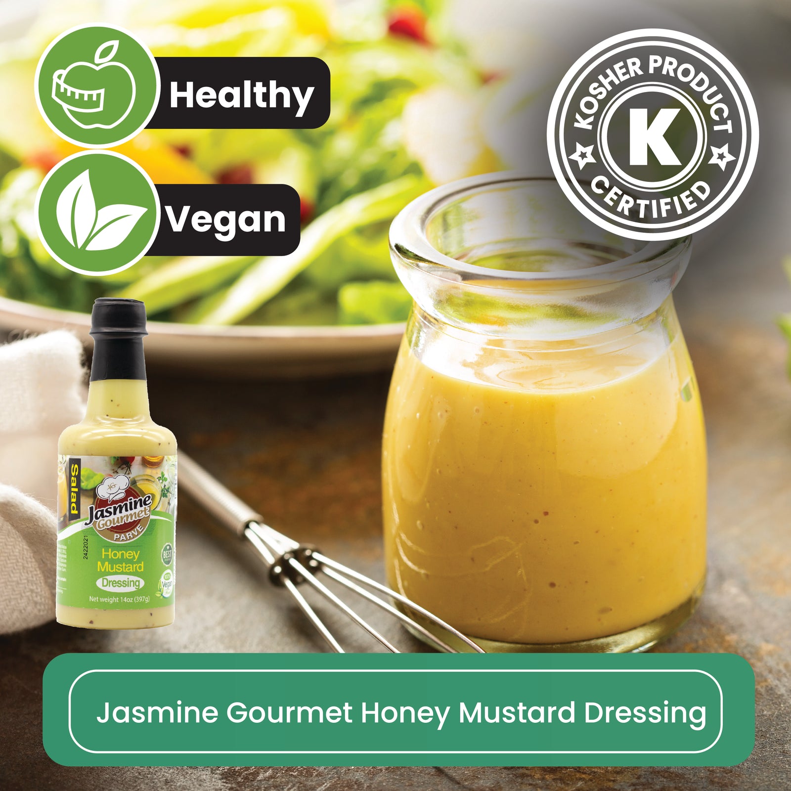 Jasmine Gourmet Honey Mustard Dressing
