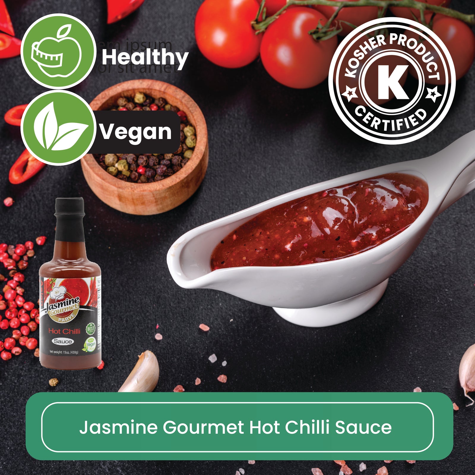 Jasmine Gourmet Hot Chilli Sauce