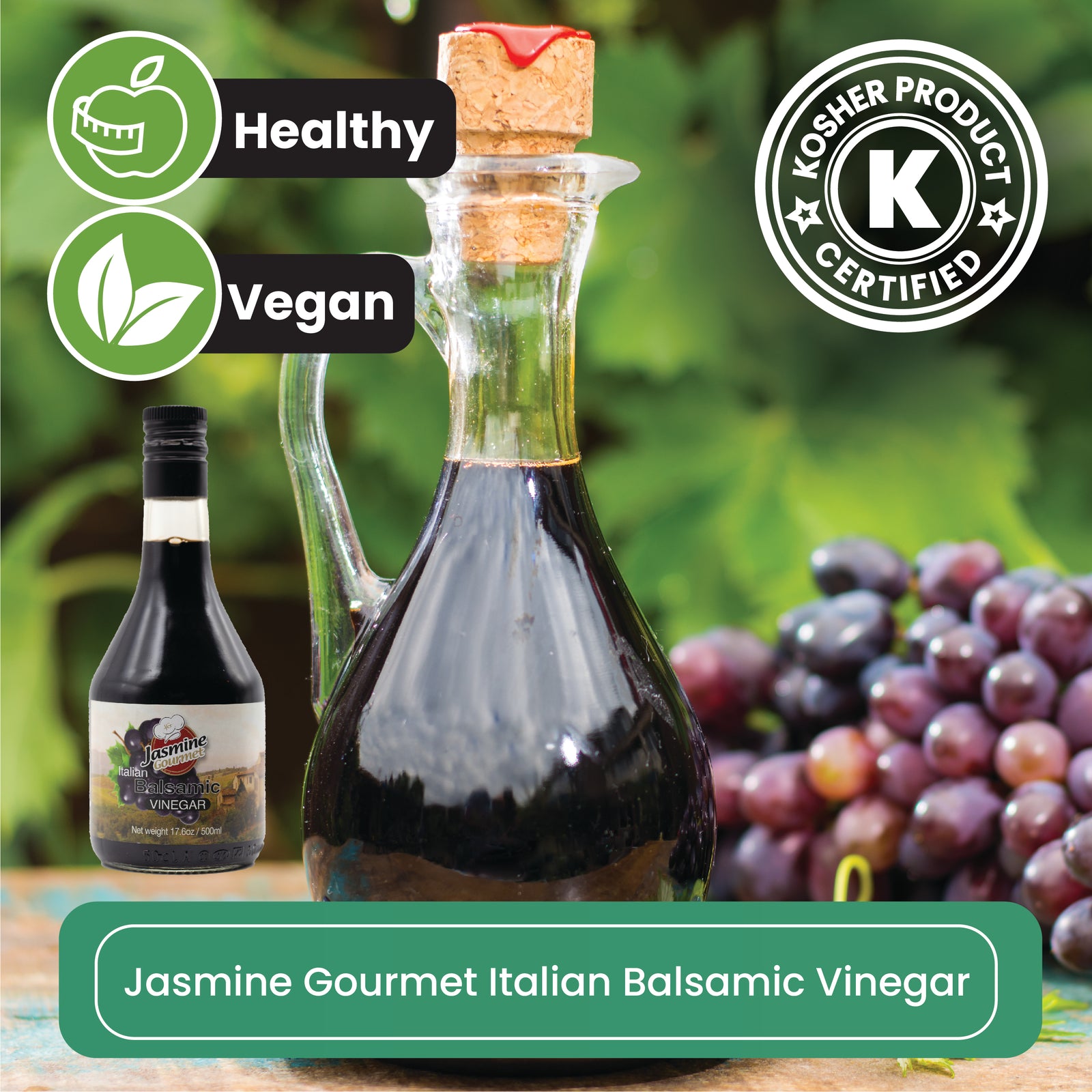 Jasmine Gourmet Italian Balsamic Vinegar