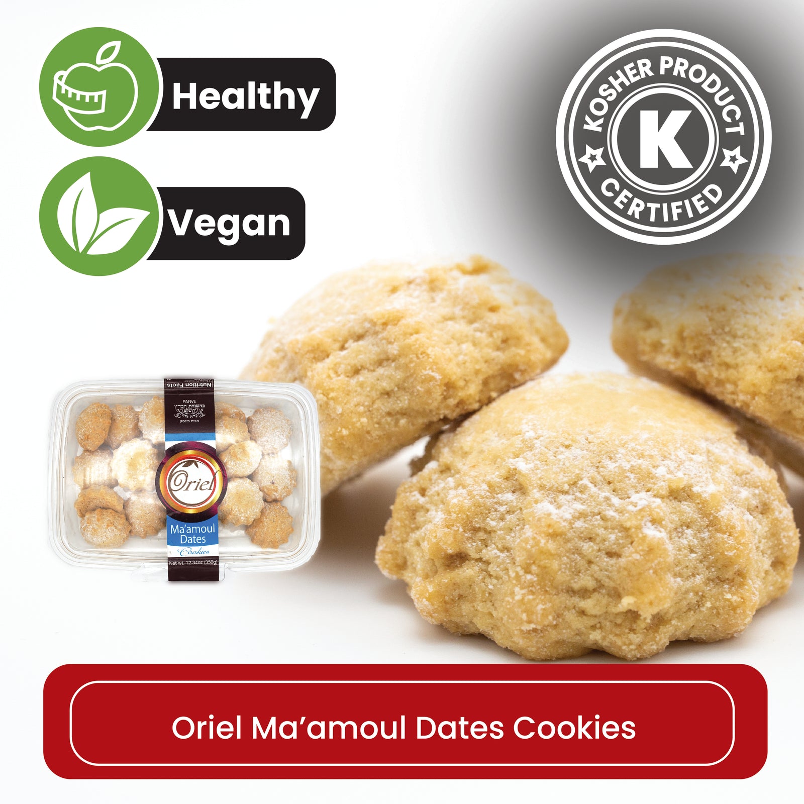 Oriel Ma'amoul Dates Cookies