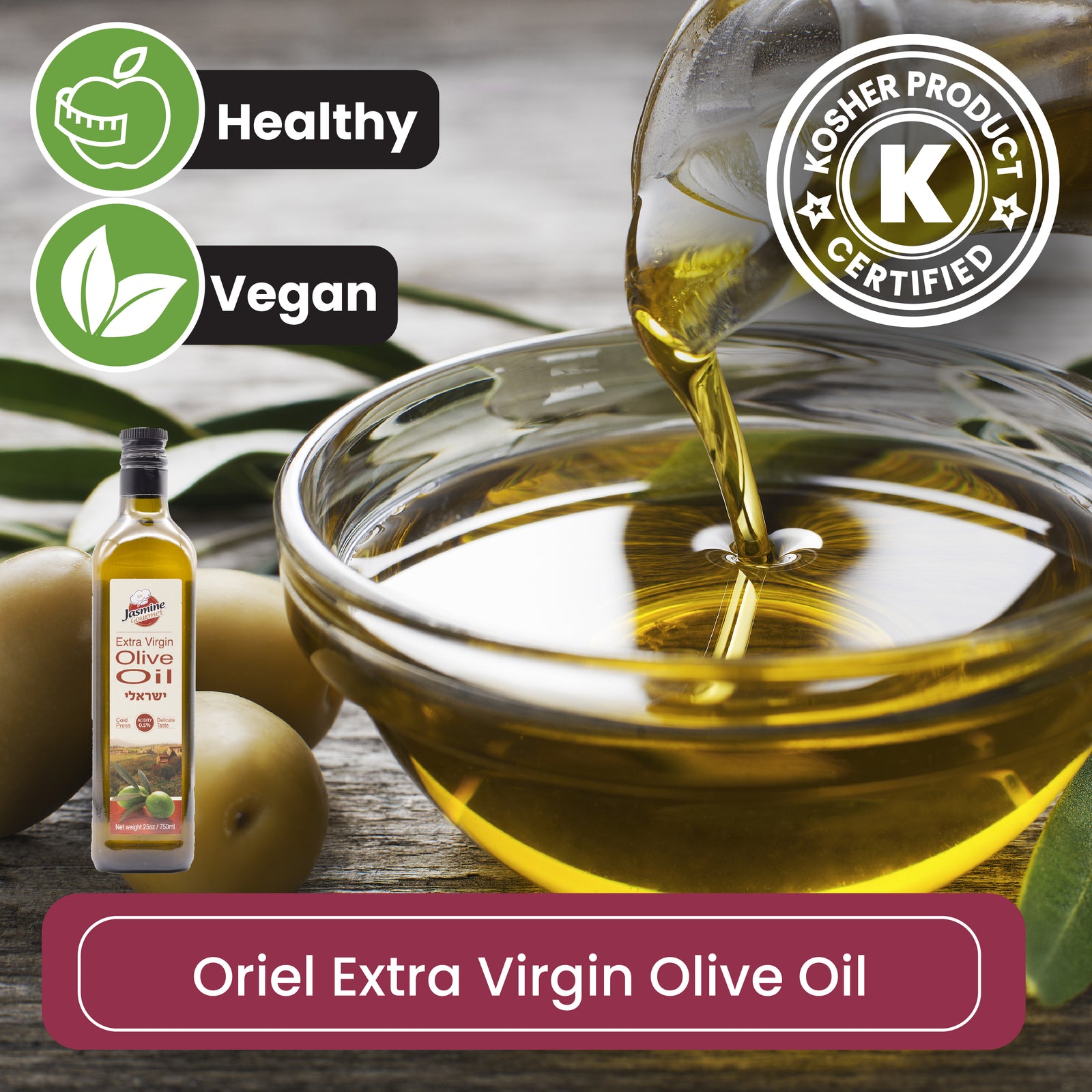 Jasmine Gourmet Extra Virgin Olive Oil